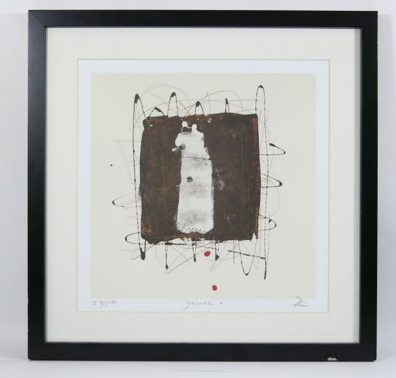 Natacha Pirnay: Litho, Diabolik 6 - Ingelijst verkocht voor € 40!