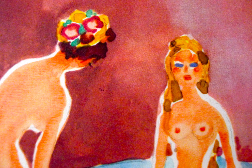 Kees van Dongen, illustratie  naar aquarel uit a La Recherche du  Temps Perdu,met passe-partout !! kopen? Bied vanaf 50!