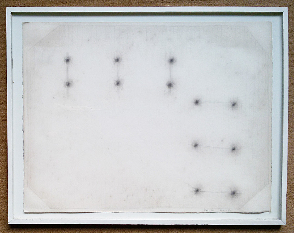 Arie de Groot - Abstracte compositie, tekening (ingelijst) kopen? Bied vanaf 1!