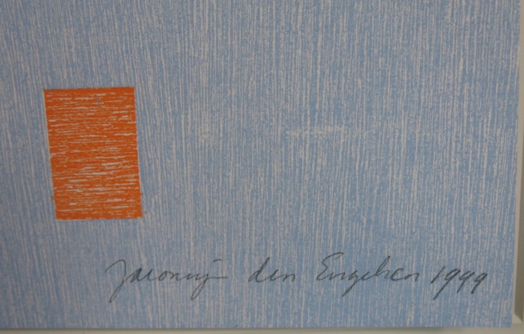 Jacomijn den Engelsen: Houtsnede, Vrouw (Blauw) kopen? Bied vanaf 1!