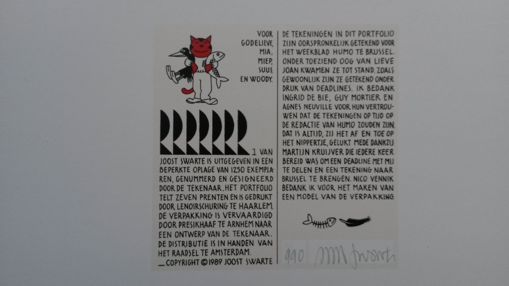 Joost Swarte, Portfolio RRRR# kopen? Bied vanaf 60!