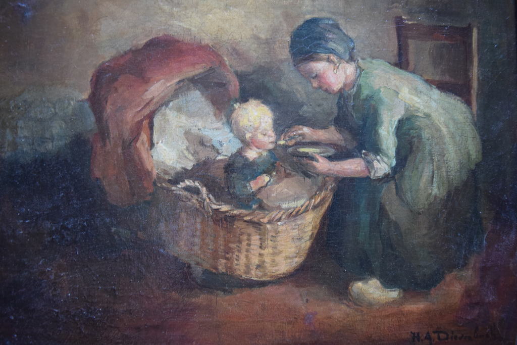 Hendricus Anthonius Dievenbach (1872-1946) - olie op doek kopen? Bied vanaf 1!