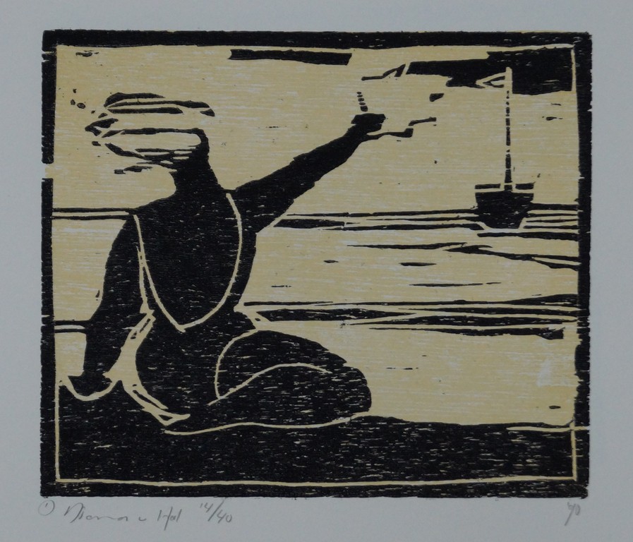 Diana van Hal - drie gesigneerde linosnedes - gelijke oplagenummers - 1990 kopen? Bied vanaf 25!