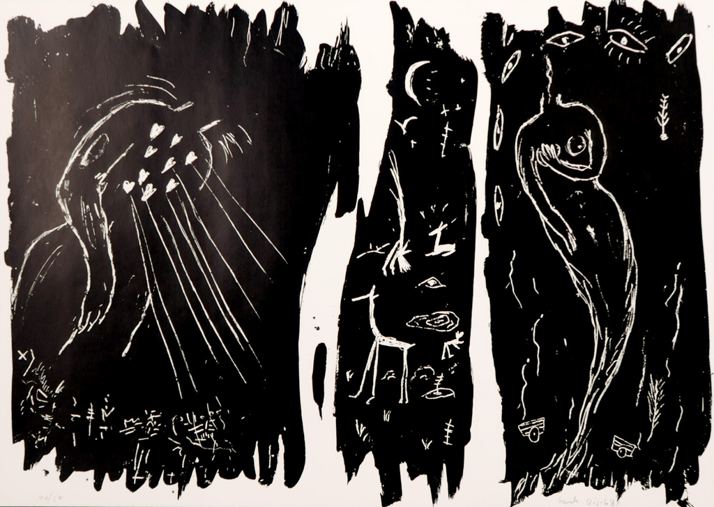 Henk Visch: Zeefdruk, Figuren kopen? Bied vanaf 40!