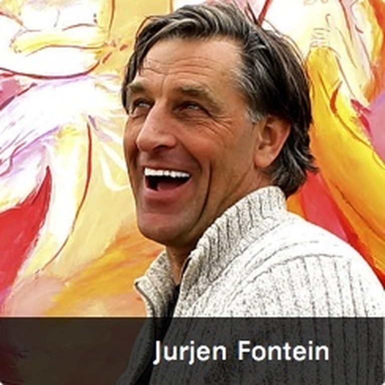 Jurjen Fontein - Zeefdruk: Strandstoelen  kopen? Bied vanaf 40!