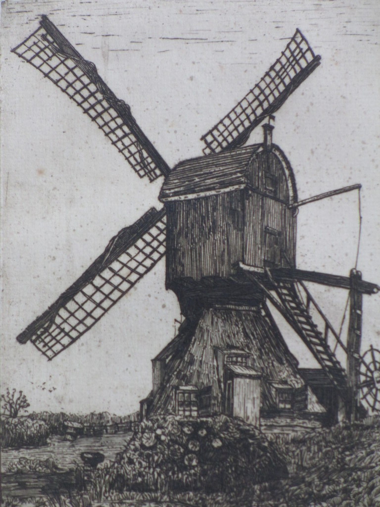 G.M.Tamson, Hollandse standaardmolen, Ets kopen? Bied vanaf 25!