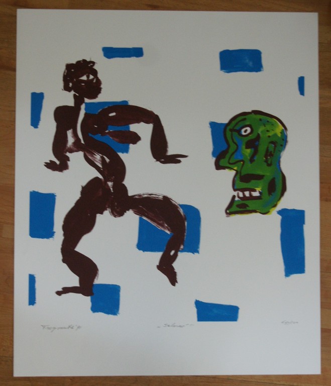 LAATSTE X - Alphons Freijmuth (Freymuth)  - Salomé - zeefdruk uit 1991  kopen? Bied vanaf 49!