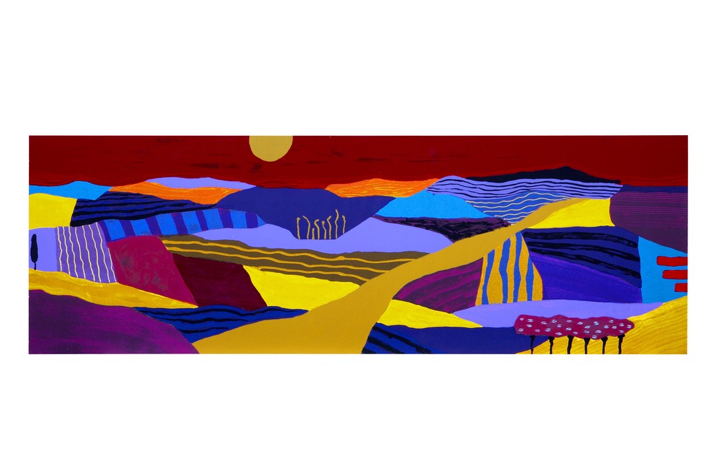 Ronald Boonacker, Route du Soleil I, Zeefdruk kopen? Bied vanaf 1!