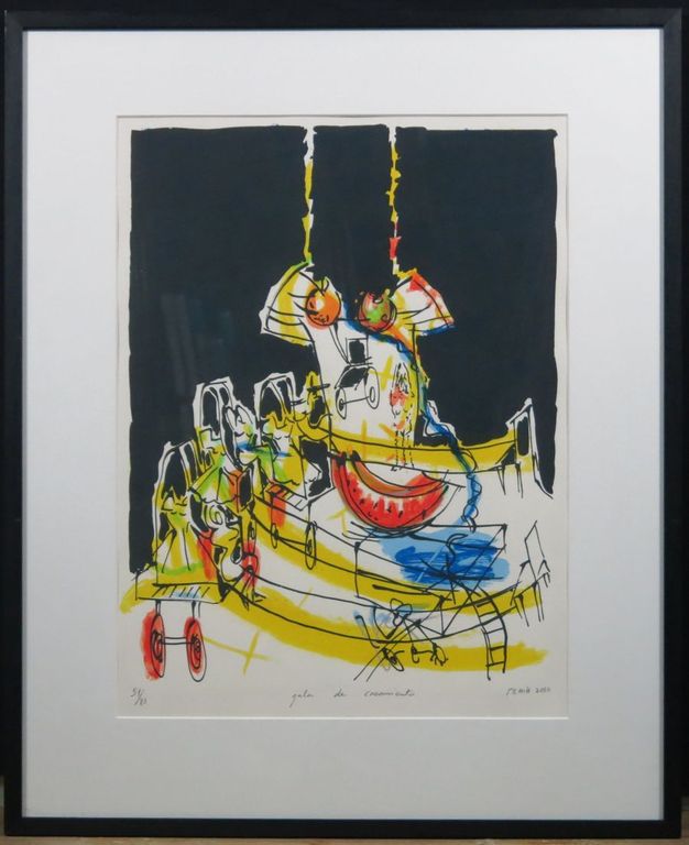 Luis Penin: Zeefdruk, Gala de Casamiento - Ingelijst kopen? Bied vanaf 30!