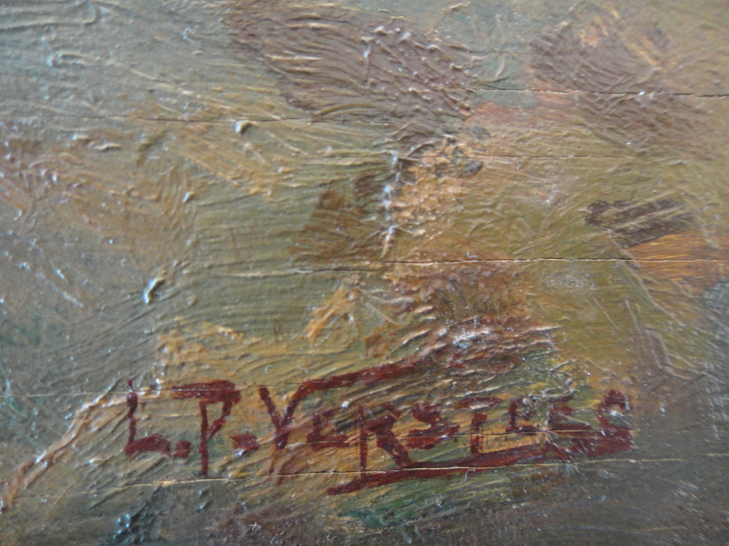 Leonard Pieter Versteeg, olieverf op doek, heidelandschap met bloeiende brem kopen? Bied vanaf 1!