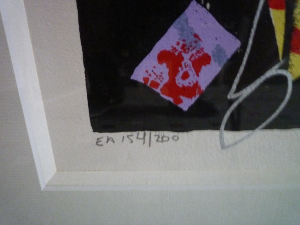 Herman Brood- kleurenlitho- titel Casino kopen? Bied vanaf 150!