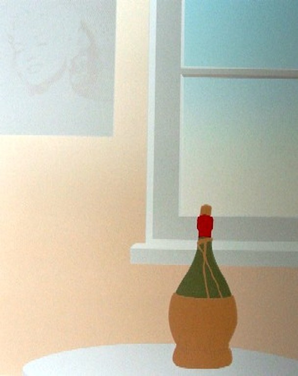 Berry Simon, zeefdruk, Bottle, 1984 kopen? Bied vanaf 75!