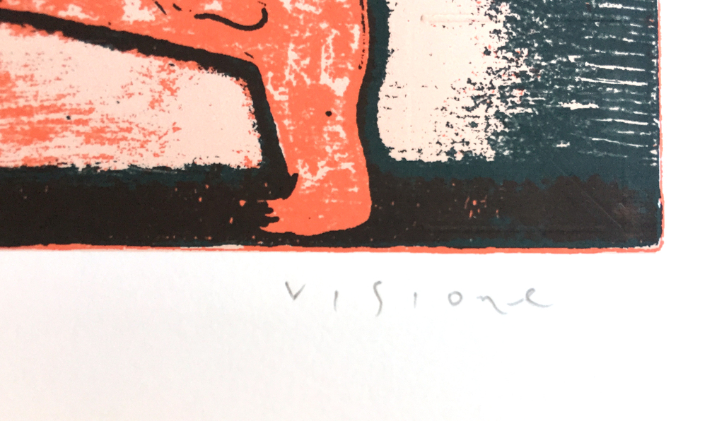 Mark Visione - Wanderer's Song - Gesigneerde zeefdruk - 1987 kopen? Bied vanaf 15!