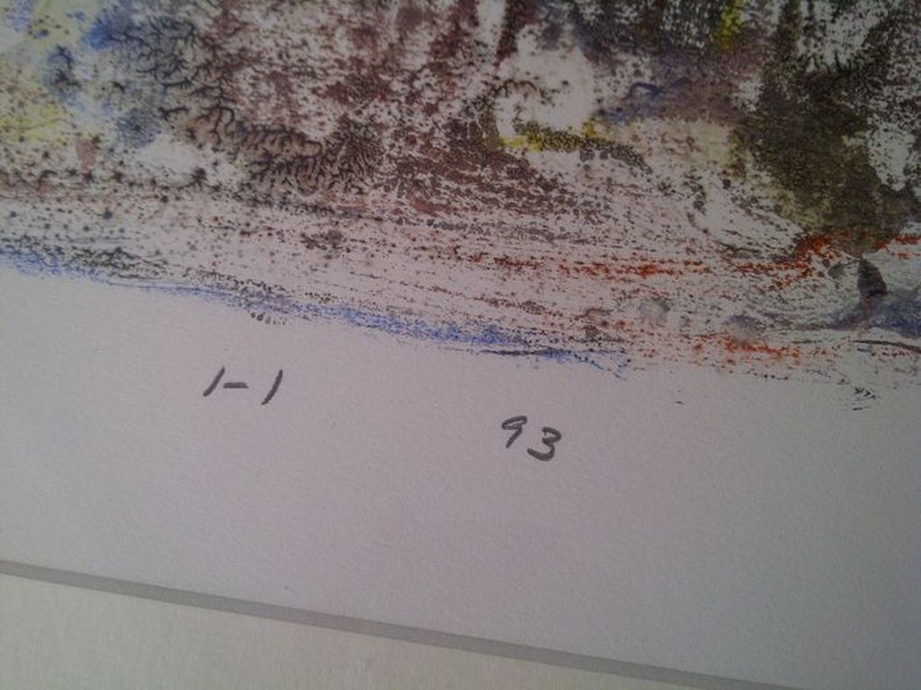 Richard Lee Barton - monotype - gesigneerd kopen? Bied vanaf 70!