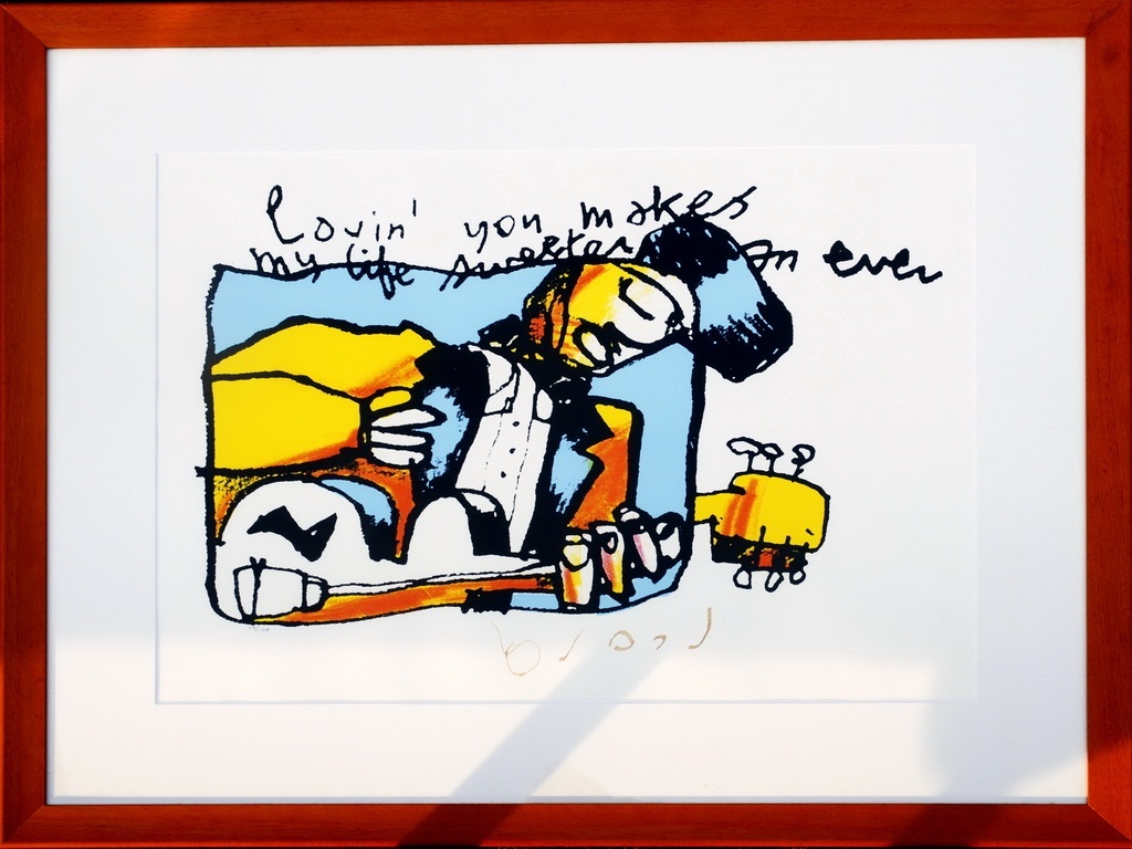 Herman Brood - Originele handgesigneerde zeefdruk - Lovin You kopen? Bied vanaf 495!