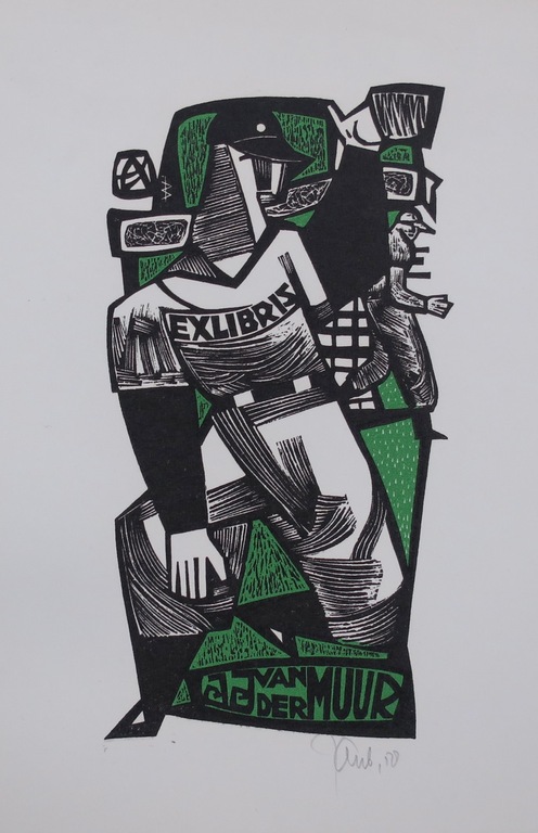 Lot met 11 items (Ex-libris), van o.a. Jan Battermann kopen? Bied vanaf 1!