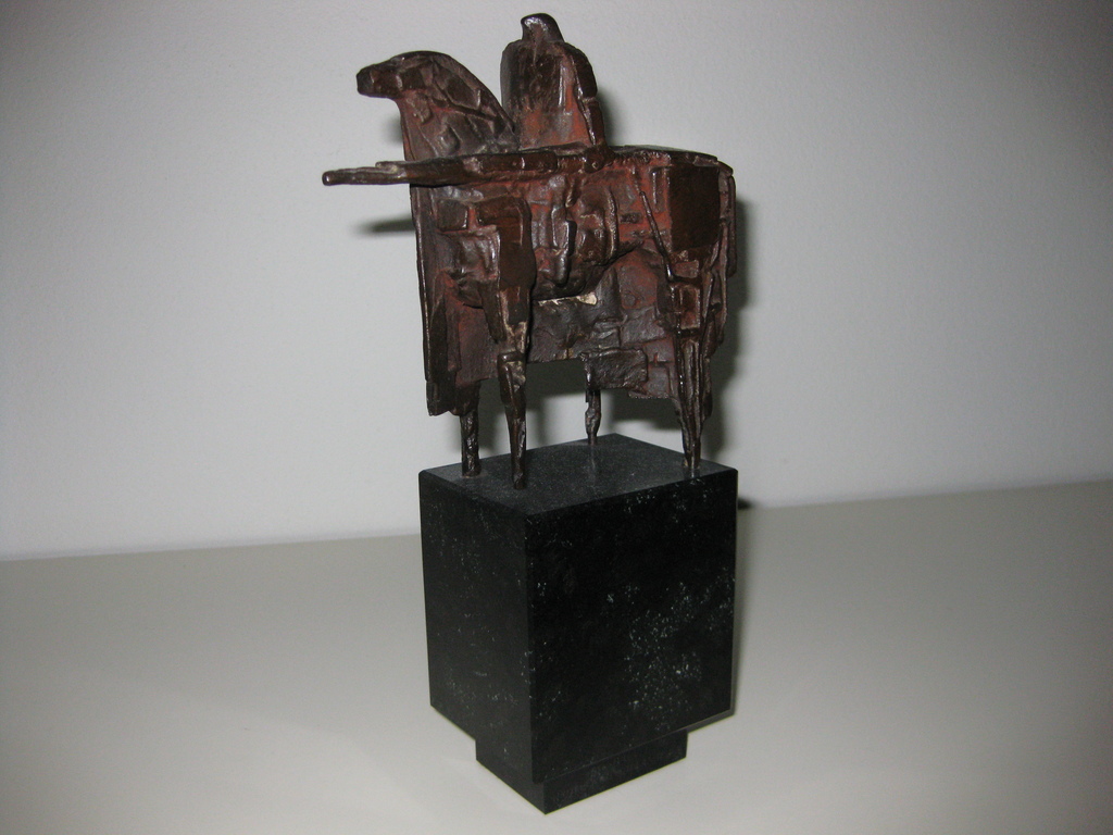 "De Wachter" van Erik Claus. verkocht voor € 550!