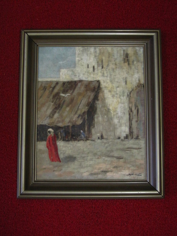 Bijzonder Oriëntaals olieverf "plein te Sfax Tunis" van Joh Windhorst 1884-1970 kopen? Bied vanaf 1!