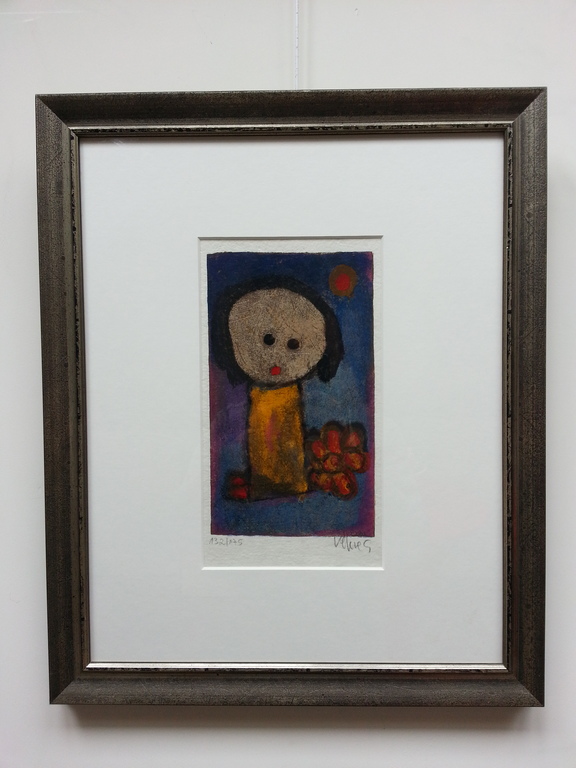 Giovanni Vetere, zeefdruk op papier in lijst verkocht voor € 60!