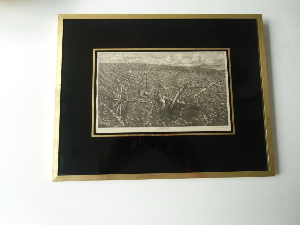 PLOEG IN HET LAND // KOPERGRAVURE VAN PIETER DUPONT kopen? Bied vanaf 50!