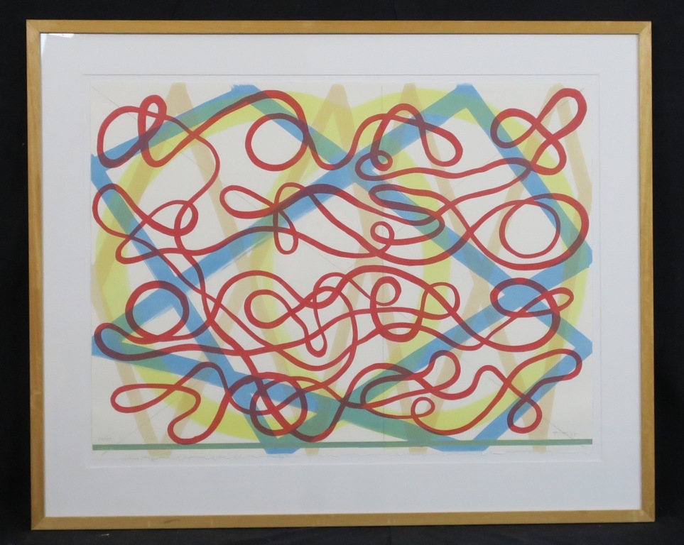 Toon Teeken: Litho, Zonder titel - Ingelijst kopen? Bied vanaf 20!