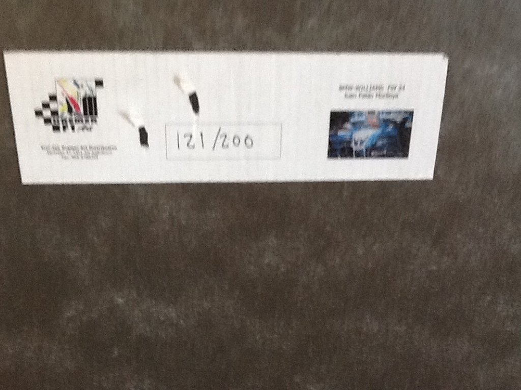 Eric-Jan Kremer: Kleurenlitho ' Formule 1 ' handgesigneerd en genummerd.  kopen? Bied vanaf 50!