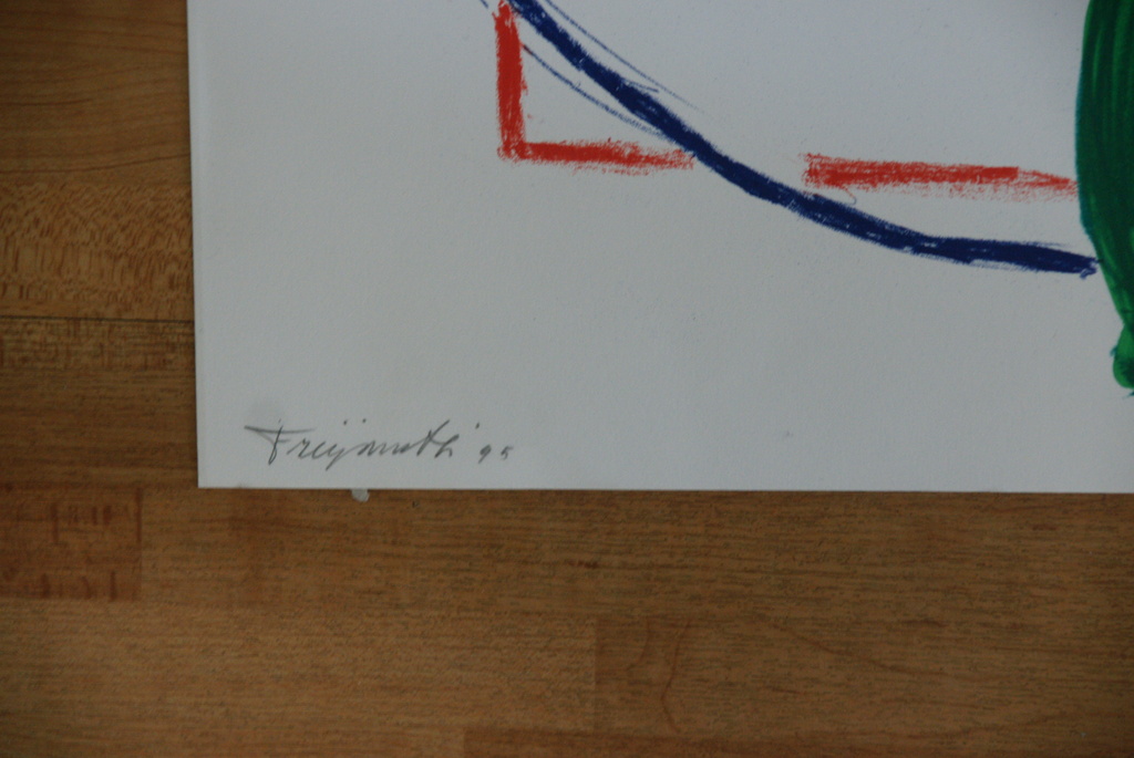 Alphons Freijmuth - LAATSTE X - Alphons Freijmuth (Freymuth) - "Idool" - zeefdruk uit 1995  kopen? Bied vanaf 10!