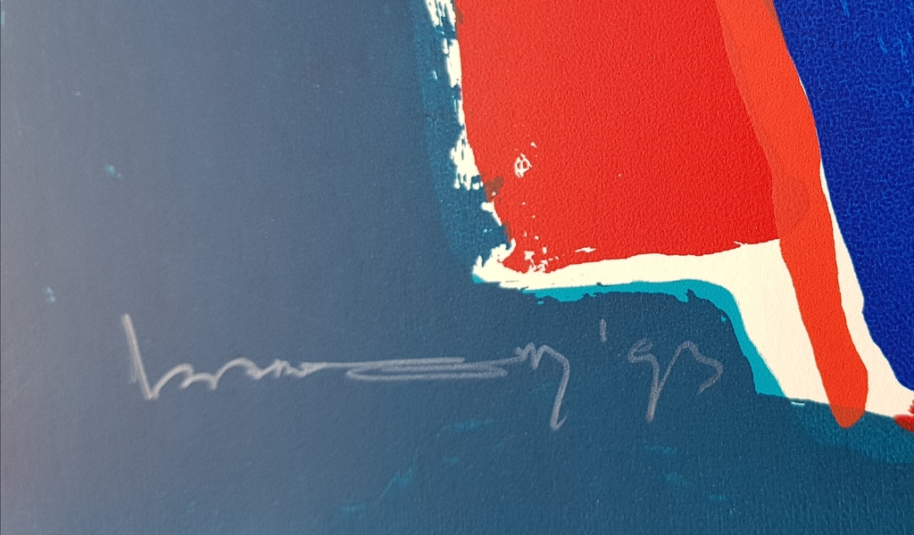 Henny Barten, zeedruk, z.t. groot formaat kopen? Bied vanaf 70!