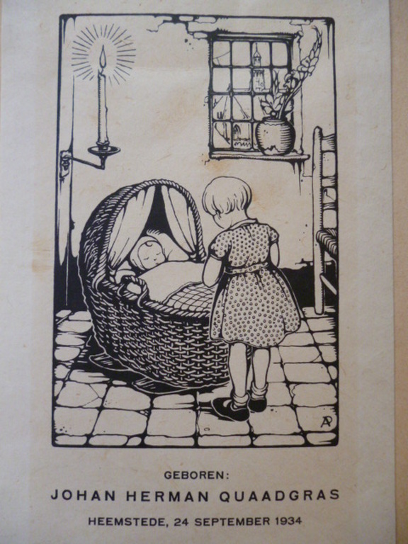 Anton Pieck - druk - Geboortekaartje kopen? Bied vanaf 20!