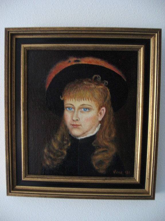 Kunstenaar onbekend - Portret van een meisje - Olie/Acryl op board kopen? Bied vanaf 1!