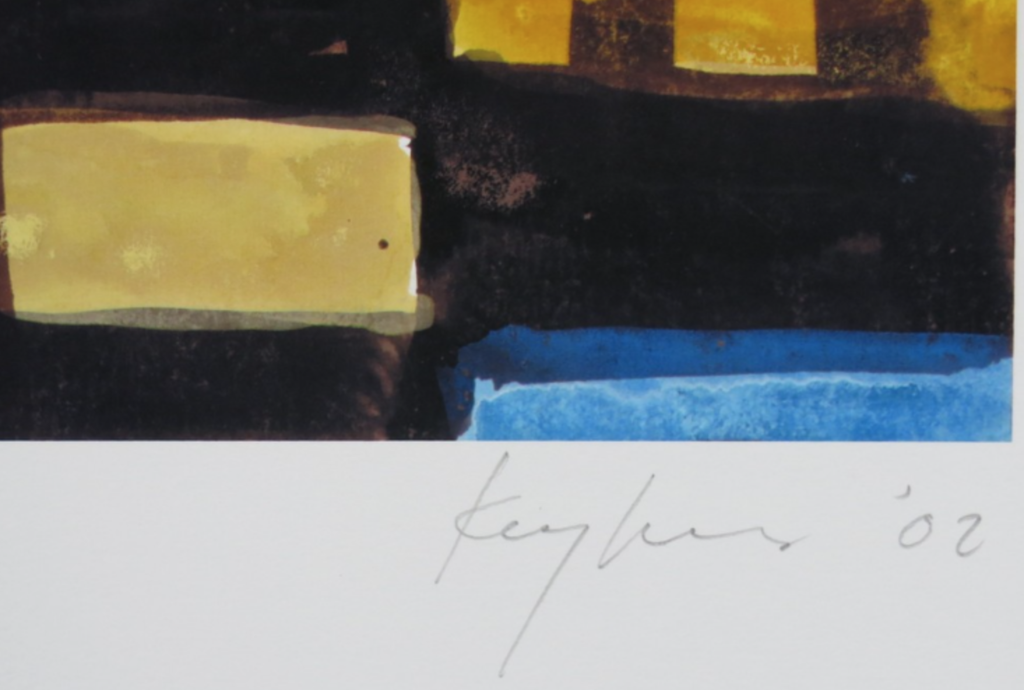 Theo Kuijpers: Giclee, Zonder titel (geel) kopen? Bied vanaf 1!