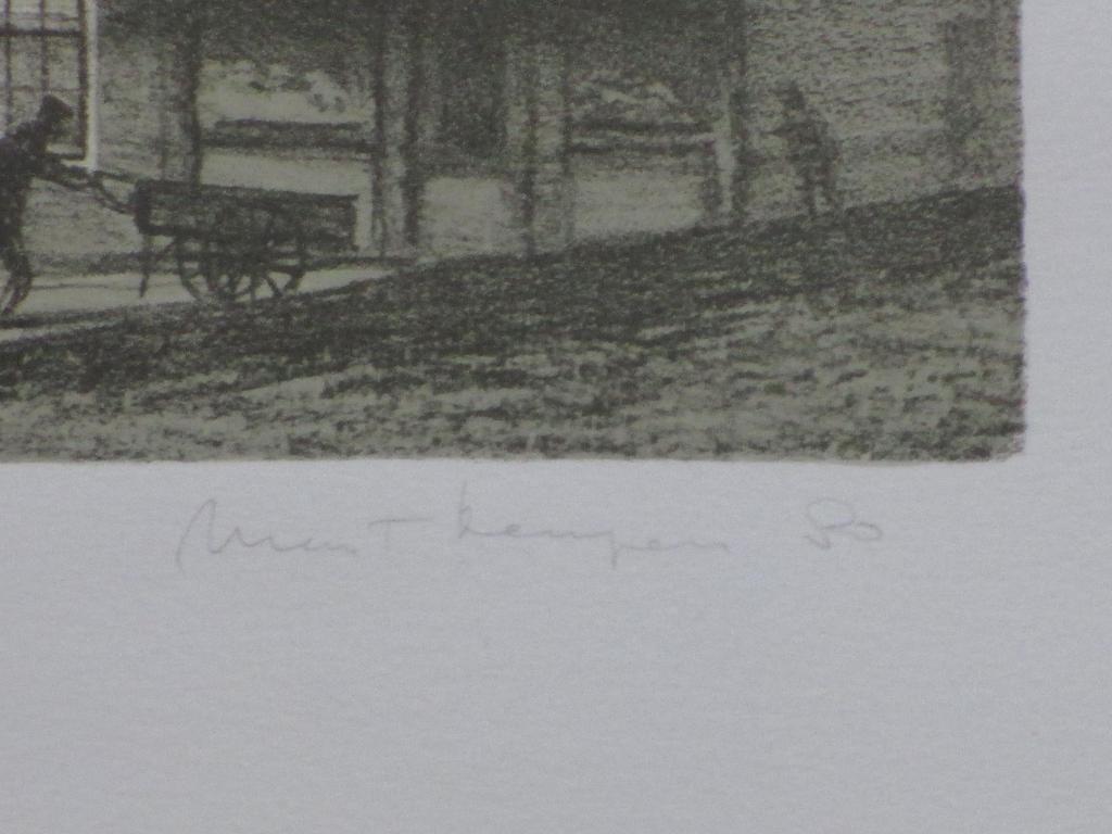 Mart Kempers, Lettergieterij N.Tetterode, Kleurlitho kopen? Bied vanaf 30!