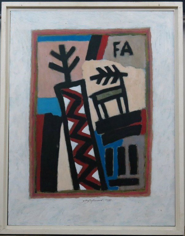 Ferenc Gogos: Acryl op paneel, FA - Ingelijst kopen? Bied vanaf 400!