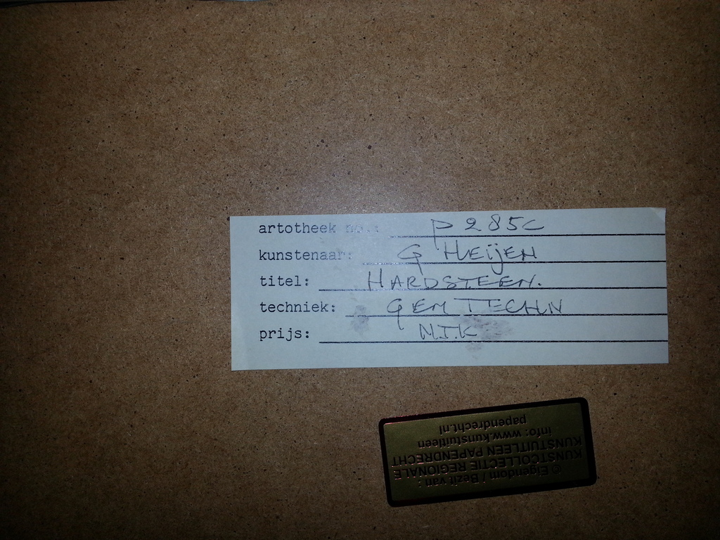 Gras Heyen (1917-1988) - Gemengde techniek, gesigneerd kopen? Bied vanaf 89!