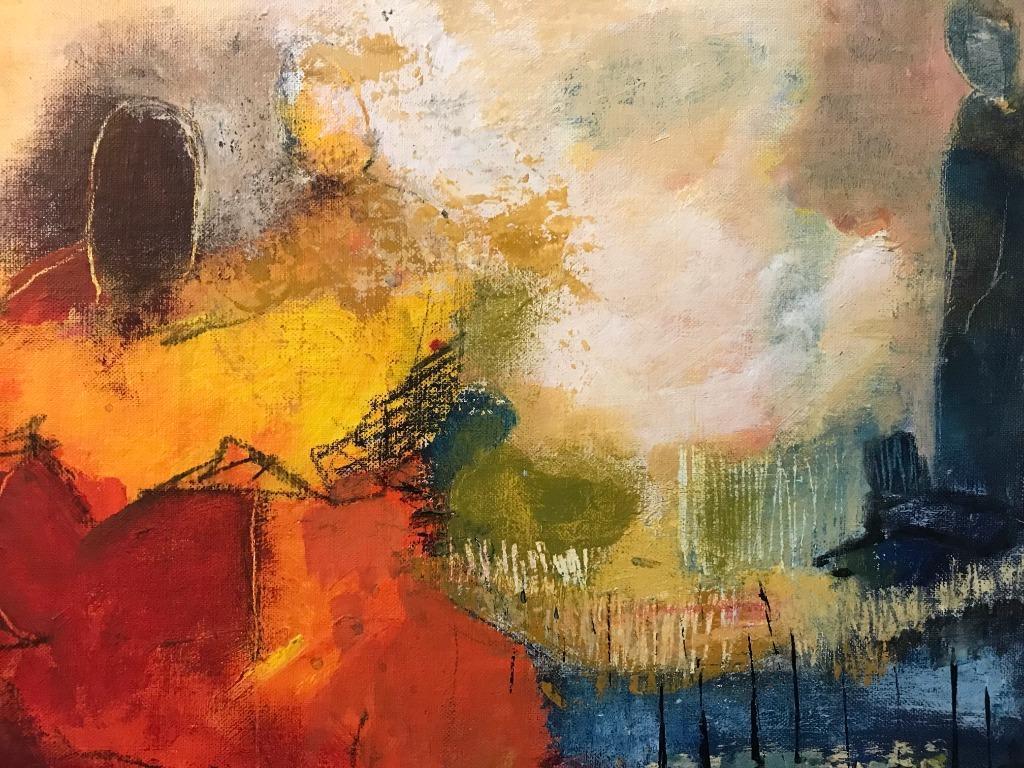 Inez Köhler - acrylverf op board - gesigneerd kopen? Bied vanaf 65!