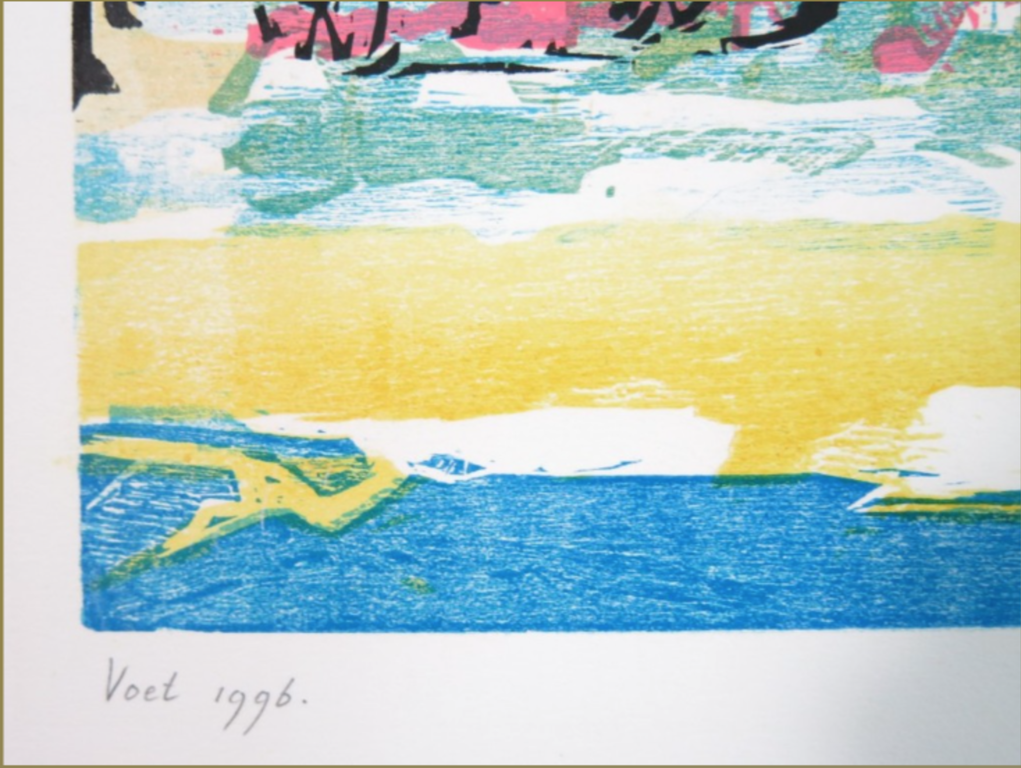 Wilfred Voet: Houtsnede, Zonder titel kopen? Bied vanaf 1!