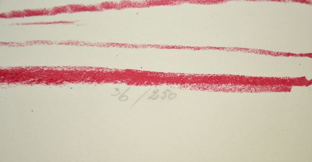 Pieter Defesche: Litho Zittende man, 1978 kopen? Bied vanaf 70!