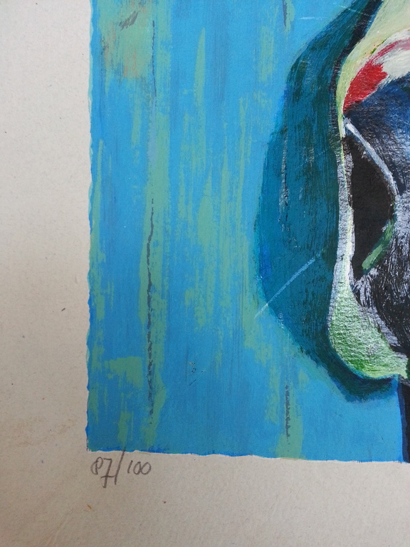 Theo Onnes zeefdruk op handgeschept papier  kopen? Bied vanaf 40!