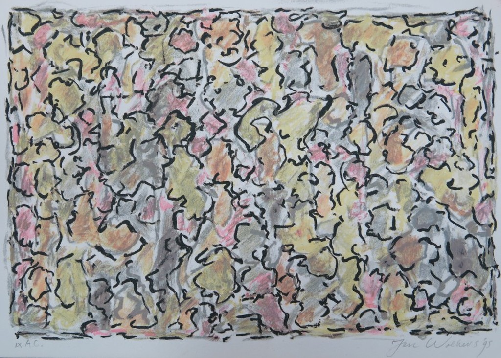 Jan Wolkers: Litho, Abstracte compositie kopen? Bied vanaf 150!
