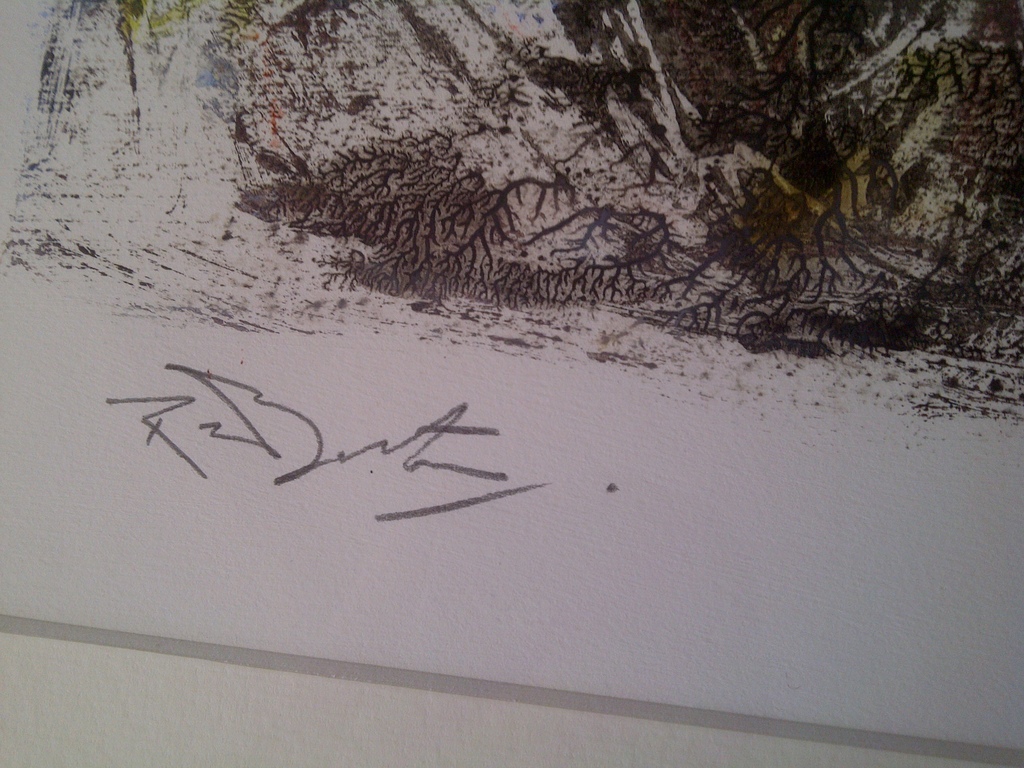 Richard Lee Barton - Zonder titel - Monotype - gemengde techniek op papier kopen? Bied vanaf 55!