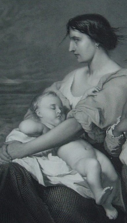 Louis Gallait / Louis Falmagne - La feme du pêcheur - 1873 kopen? Bied vanaf 50!