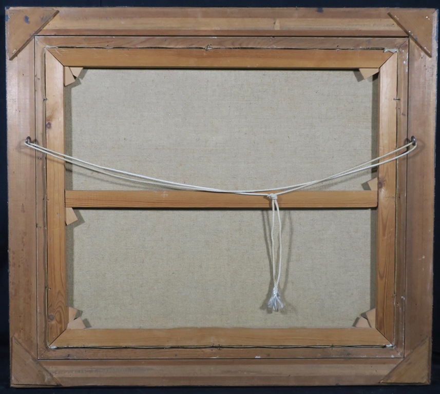 Theodore Op de Beeck: Olieverf op doek, Boerderij op de Kempen - Ingelijst kopen? Bied vanaf 50!