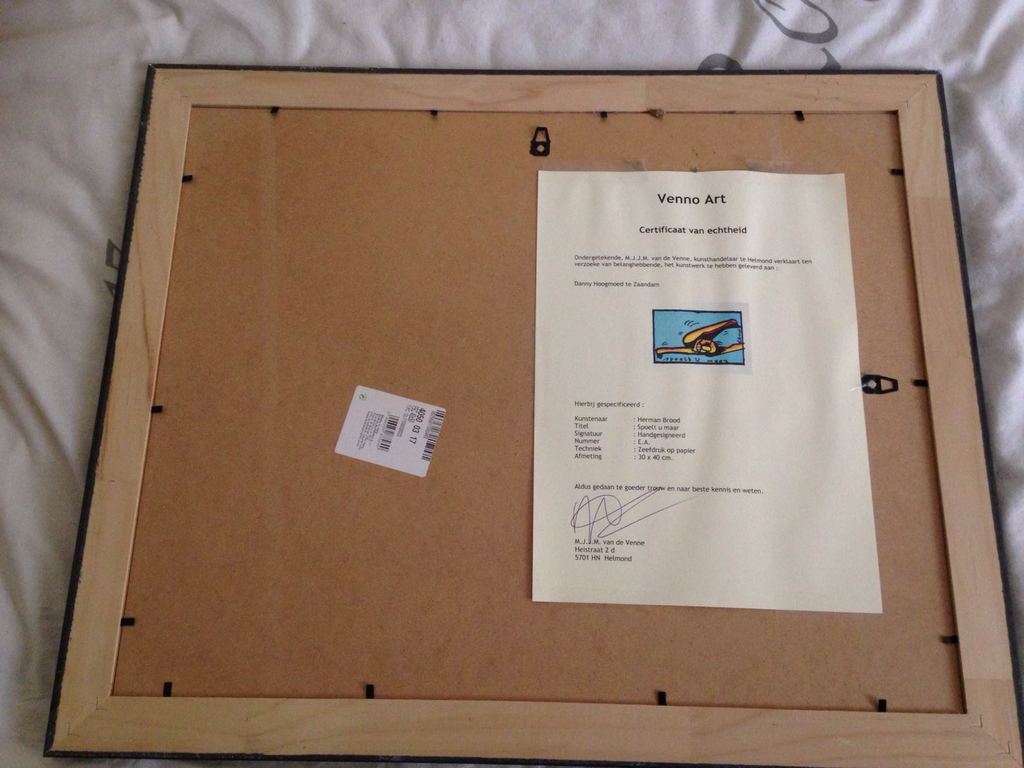 Zeefduk, Herman Brood, Spoelt u maar kopen? Bied vanaf 70!