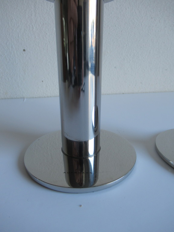 Auerhahn: twee TUBE kaarsenstandaards, RVS  kopen? Bied vanaf 1!