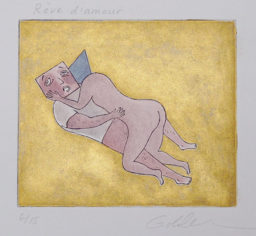 Pamela Goldblum, Kleurets, Oplage 15, Gesigneerd kopen? Bied vanaf 35!