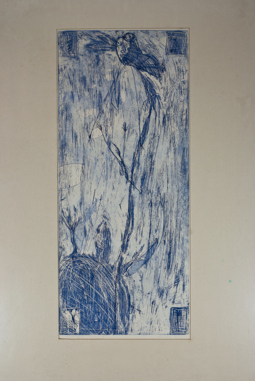 Edith Cammenga, Ets/Aquatint, Schildpad en vogel kopen? Bied vanaf 80!