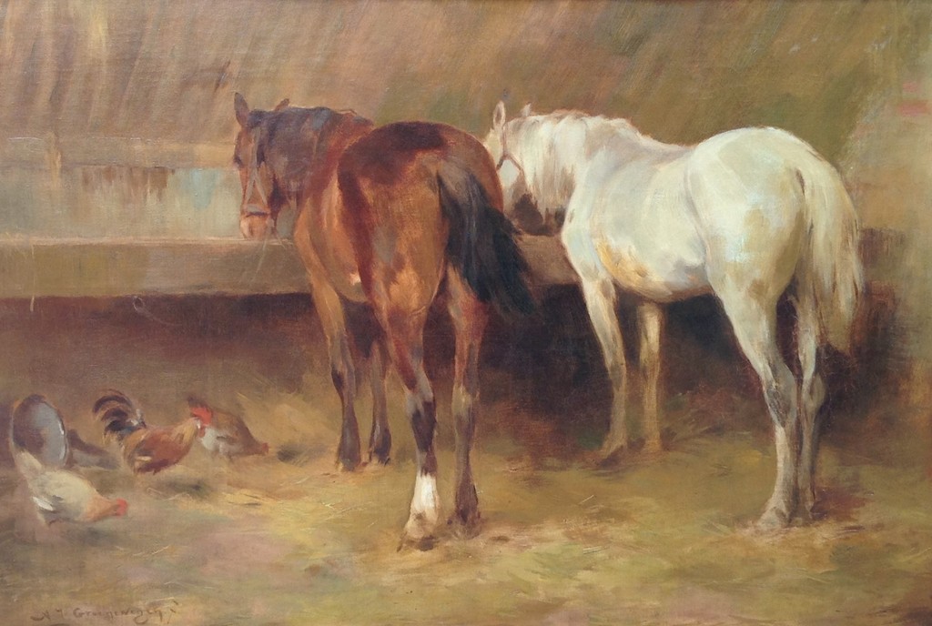 A.J. Groenewegen, Paarden in de stal verkocht voor € 285!