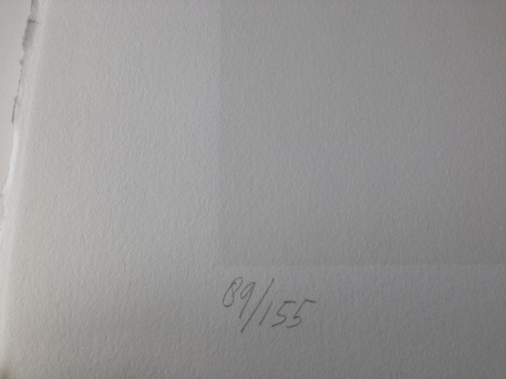 Klaas Gubbels, 1981, gesigneerd, zeefdruk, tafel & stoelen kopen? Bied vanaf 95!