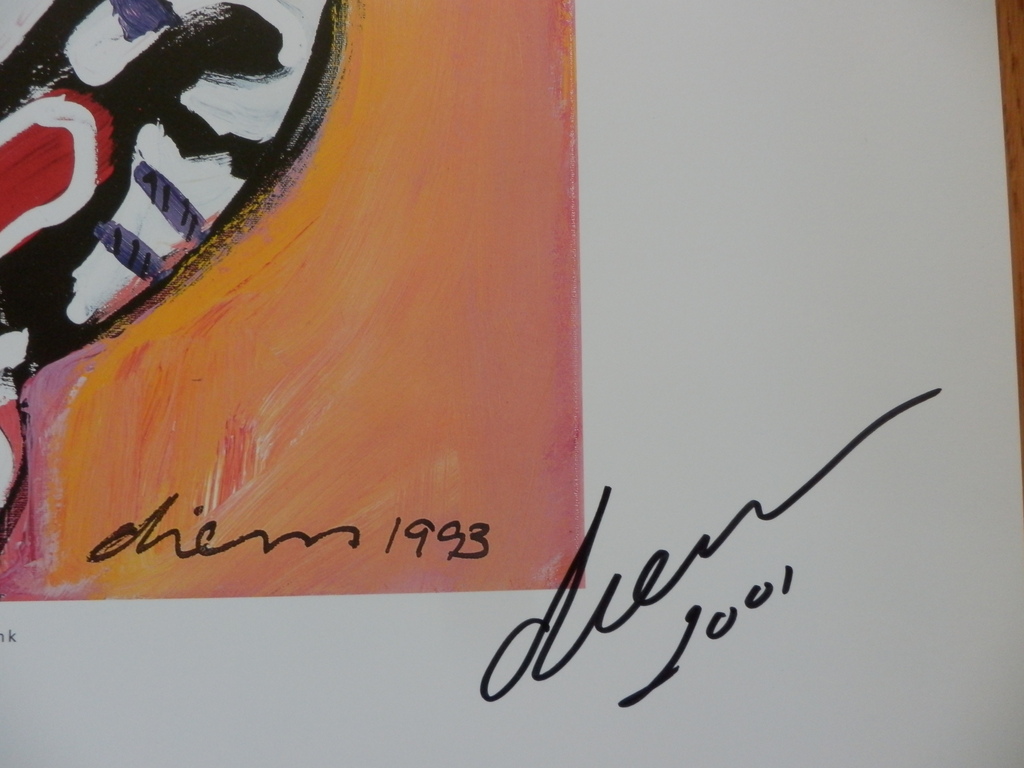 PETER DIEM Giclee    DESIGNERS COW PINK  Handgesigneerd kopen? Bied vanaf 1!
