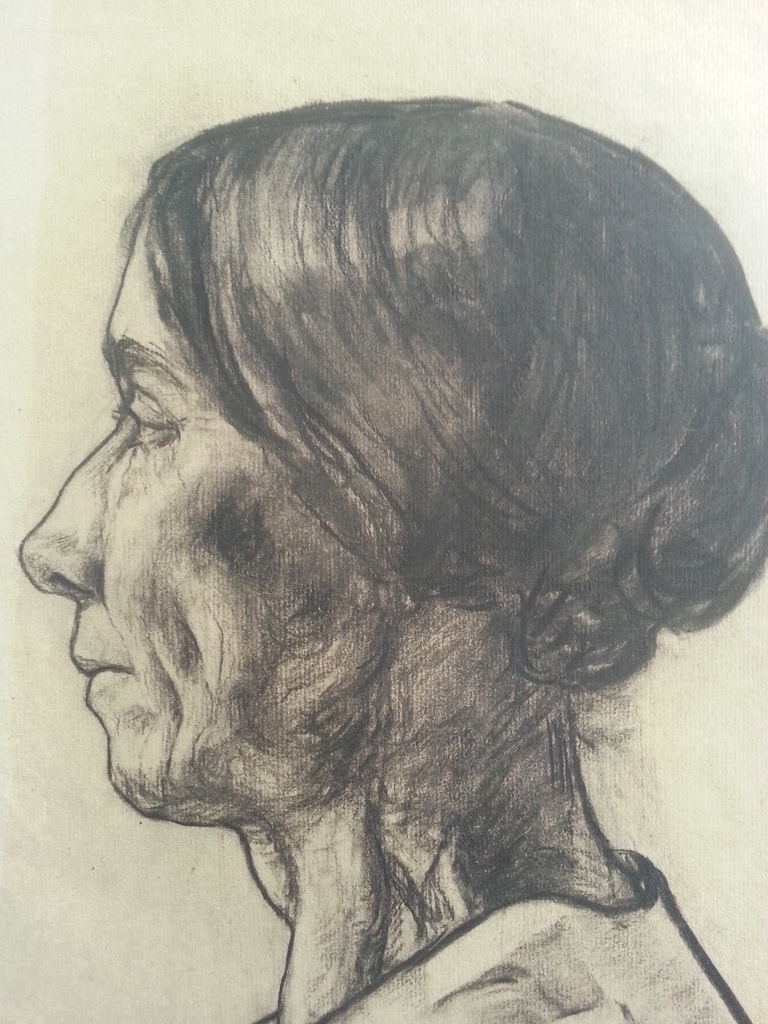 Herman Bieling -Houtskool op papier +/- 1940 kopen? Bied vanaf 49!